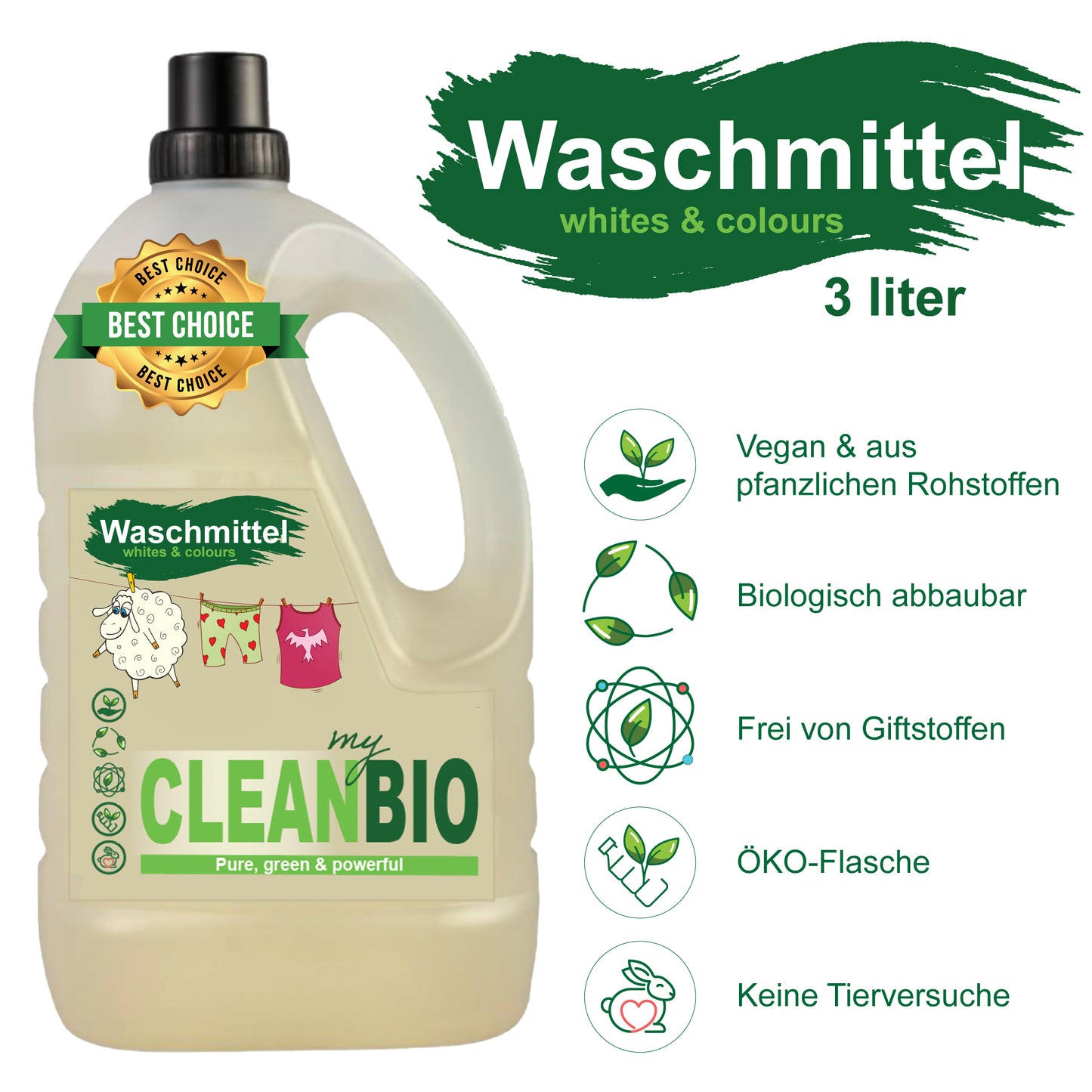 BIO Waschmittel 3l